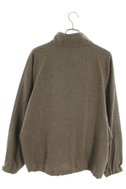 CORBO Half-Zip Cashmere Blend Knit Brown Size S