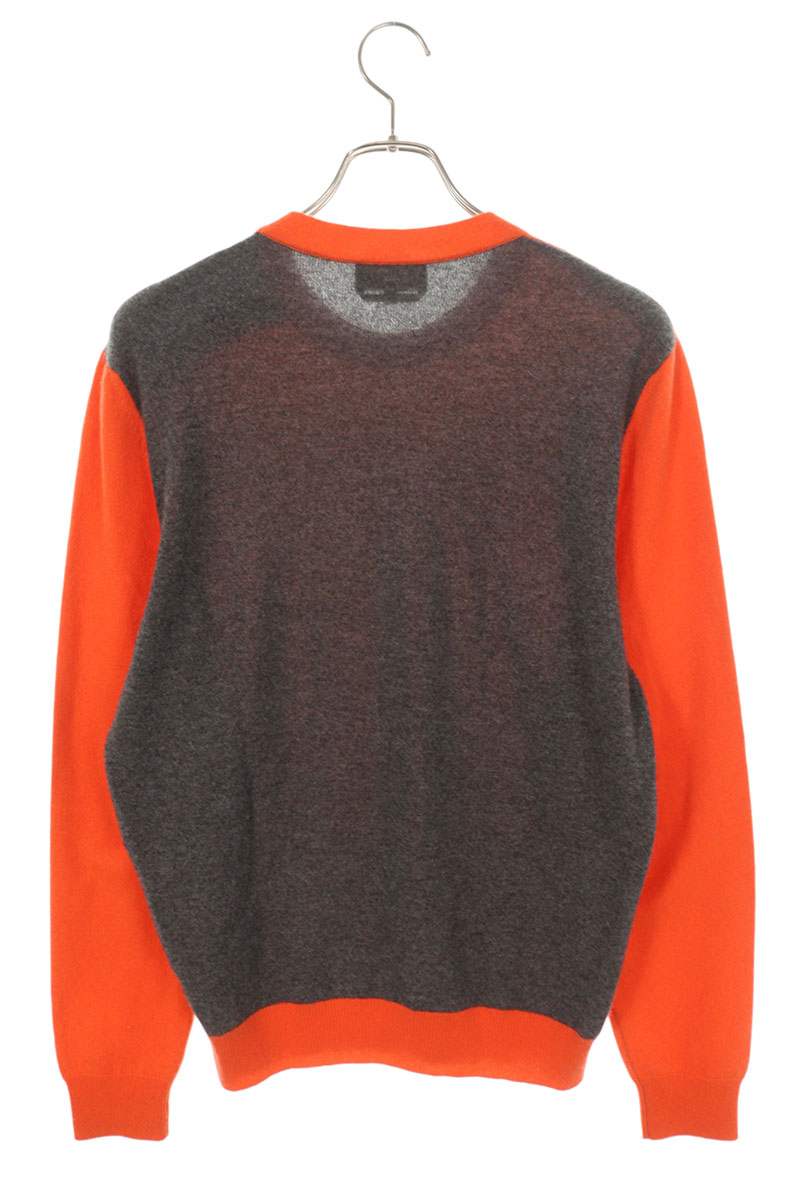 Hermes Cashmere Crewneck Knit Sweater Orange Size S