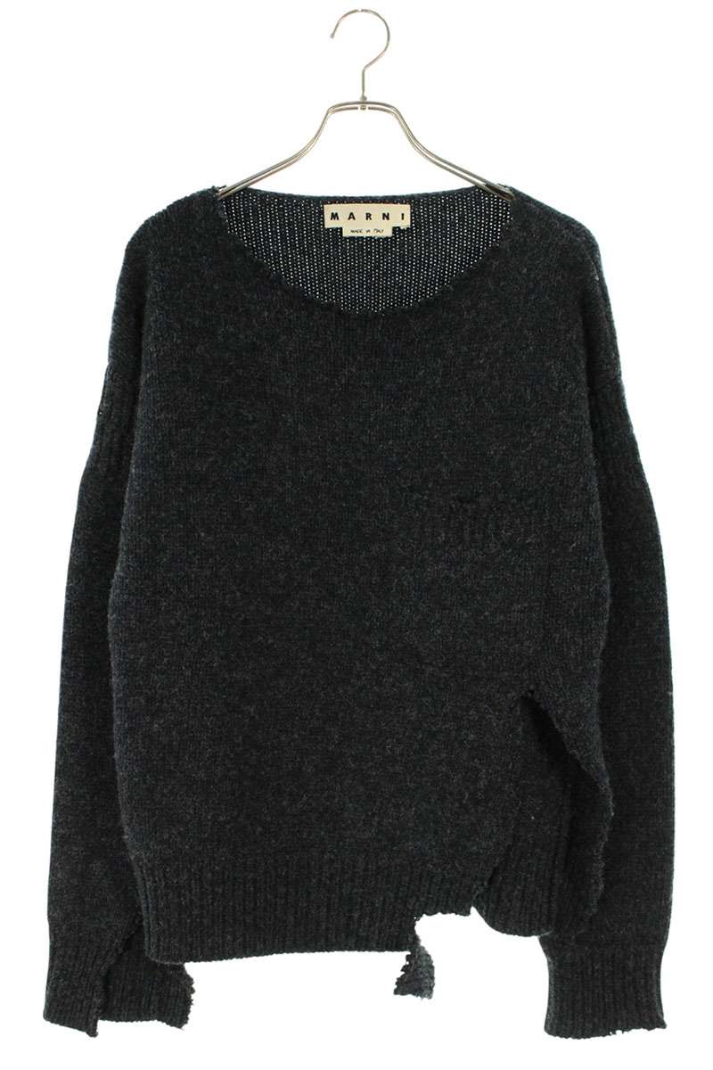 Marni Distressed Wool Sweater 20AW Size S