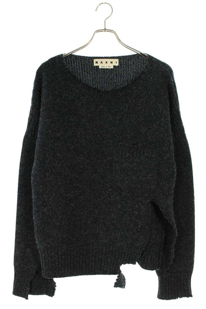 Marni Distressed Wool Sweater 20AW Size S