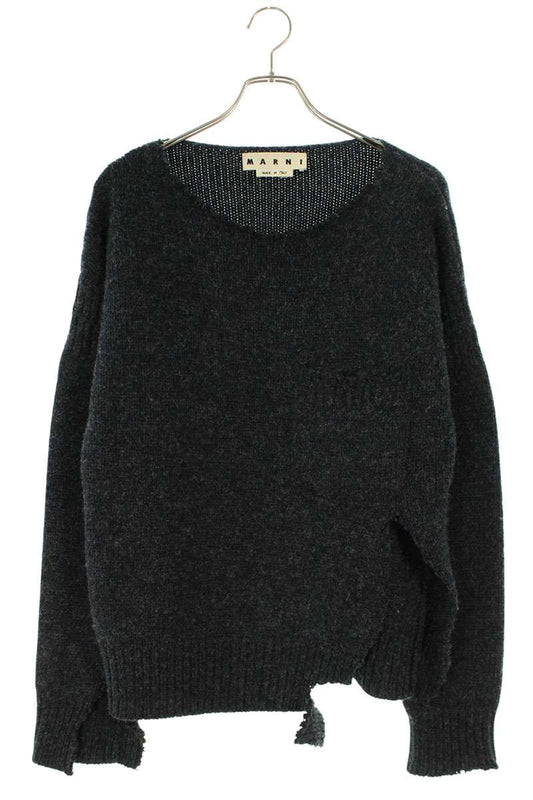 Marni Distressed Wool Sweater 20AW Size S