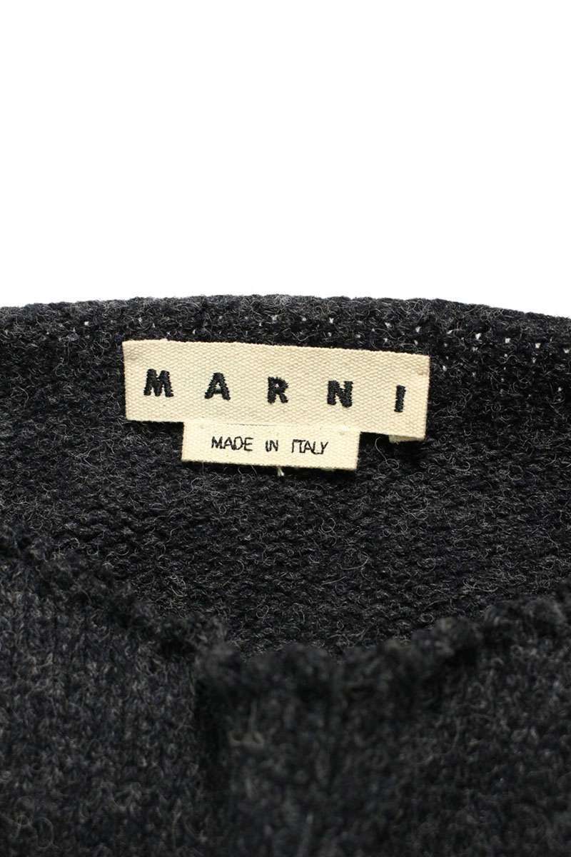 Marni Distressed Wool Sweater 20AW Size S