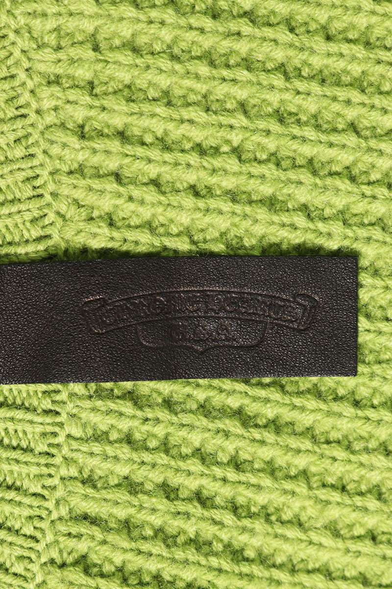 Chrome Hearts HARAKO Patch Knit Sweater Green Size L