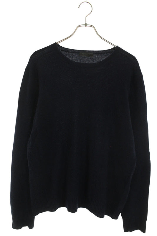 Prada Navy Cashmere Crewneck Knit Size XXL