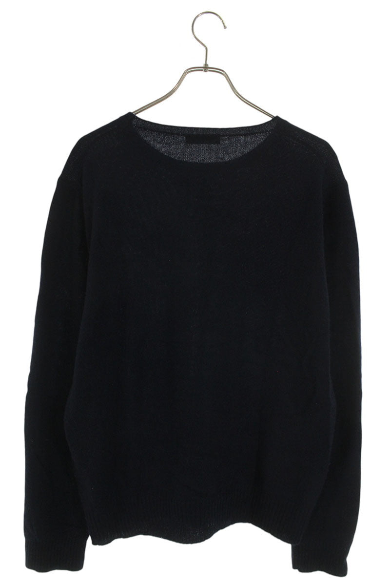 Prada Navy Cashmere Crewneck Knit Size XXL