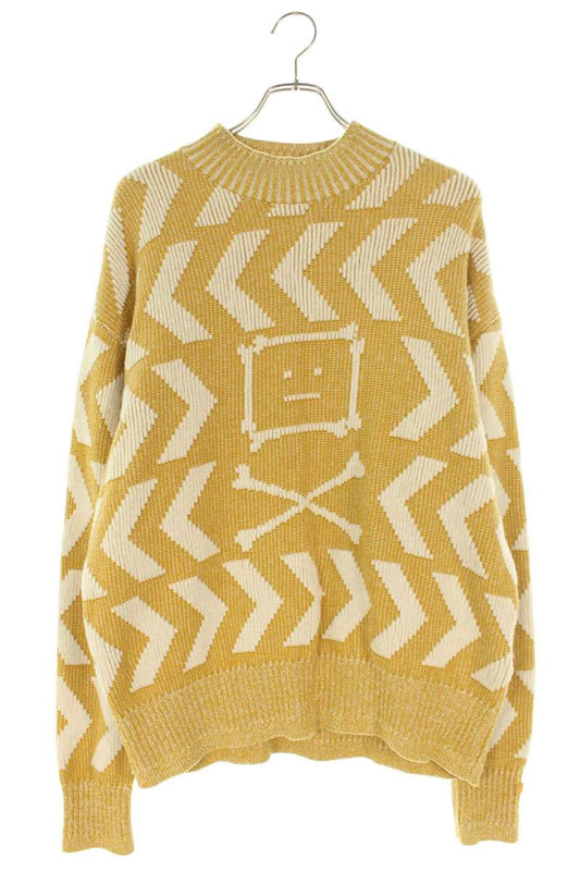 ACNE STUDIOS Face Design Pattern Knit Multi Size M