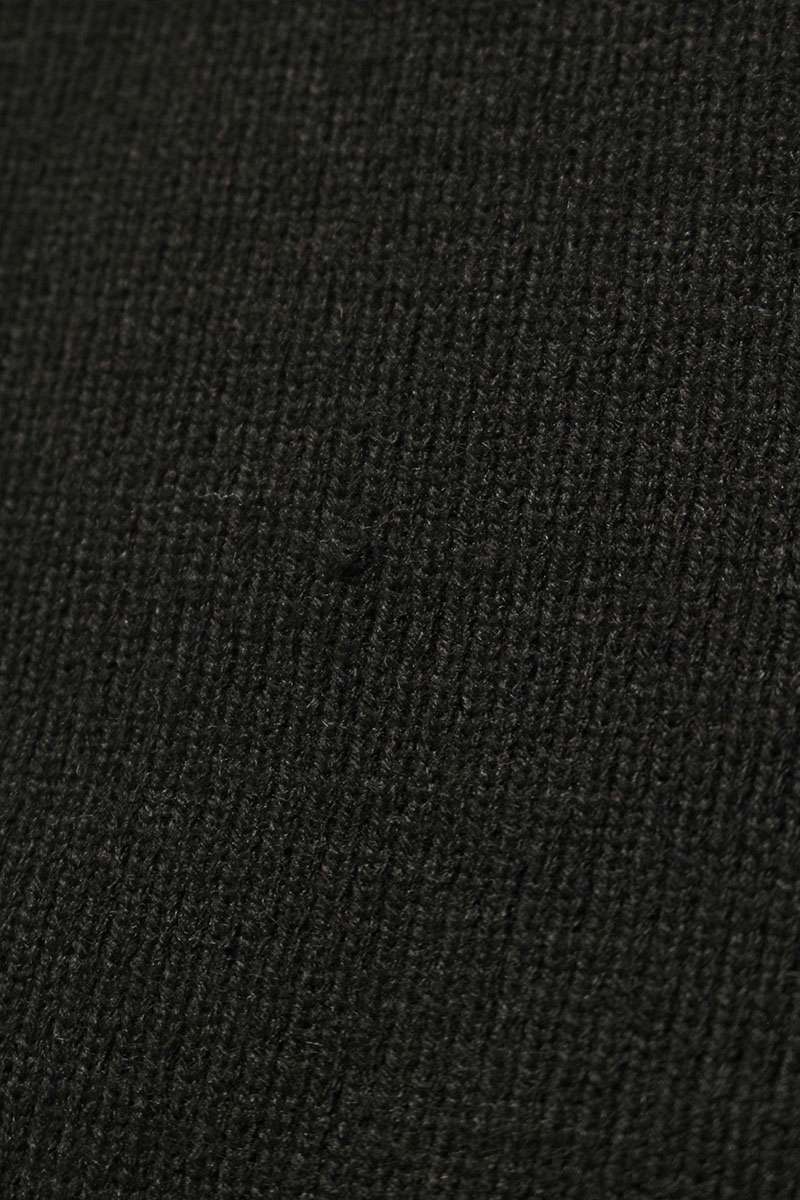 CDG 23AW Black Acrylic Side Slit Crewneck Knit Size L
