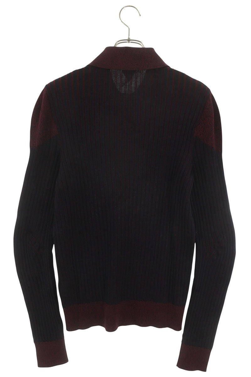 Bottega Veneta Polo Knit Sweater Red x Blue Size S