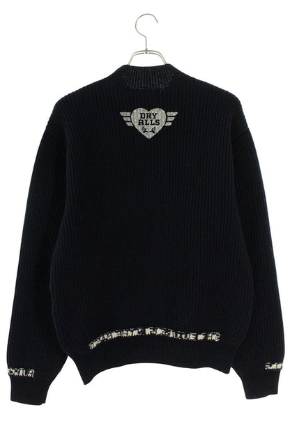 Human Made Logo Knit Sweater Blue Size M