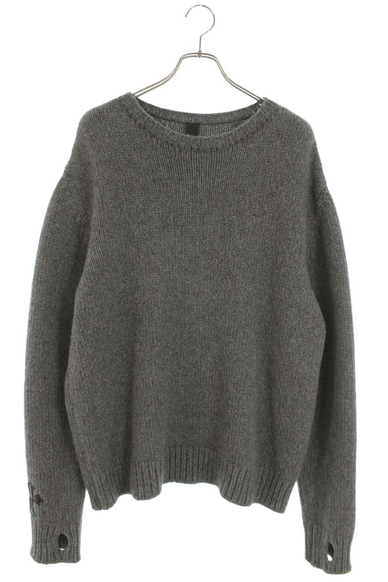 Chrome Hearts Sleeve Cross Patch Cashmere Gray Size L