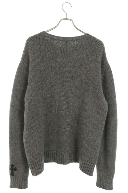 Chrome Hearts Sleeve Cross Patch Cashmere Gray Size L