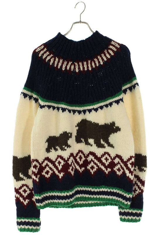 kolor 24AW Multi Wool All-Over Pattern High Neck Knit Size L