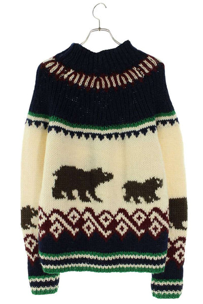 kolor 24AW Multi Wool All-Over Pattern High Neck Knit Size L