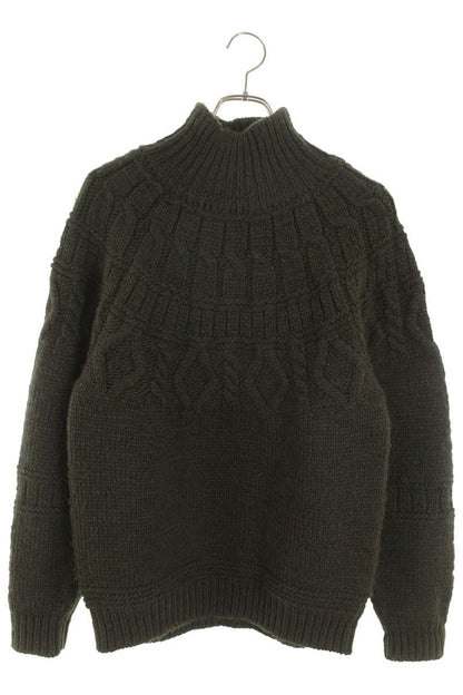 Batoner Knit Sweater Green Size 1