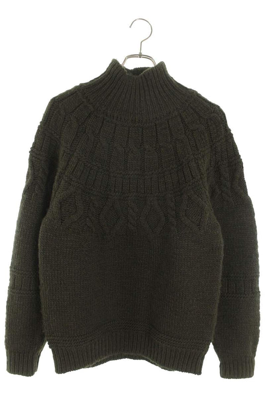 Batoner Knit Sweater Green Size 1