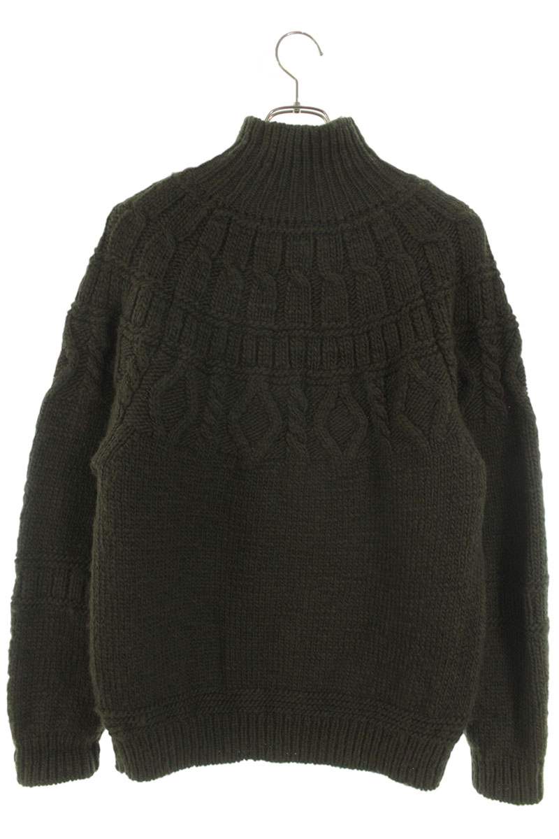 Batoner Knit Sweater Green Size 1