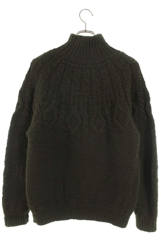 Batoner Knit Sweater Green Size 1