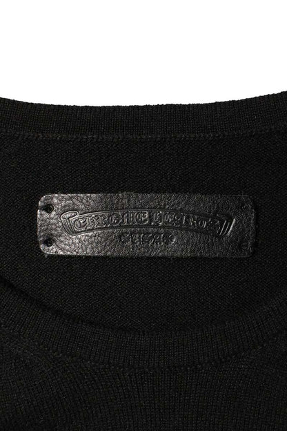 Chrome Hearts CH Cross Cashmere Knit Black Size XS