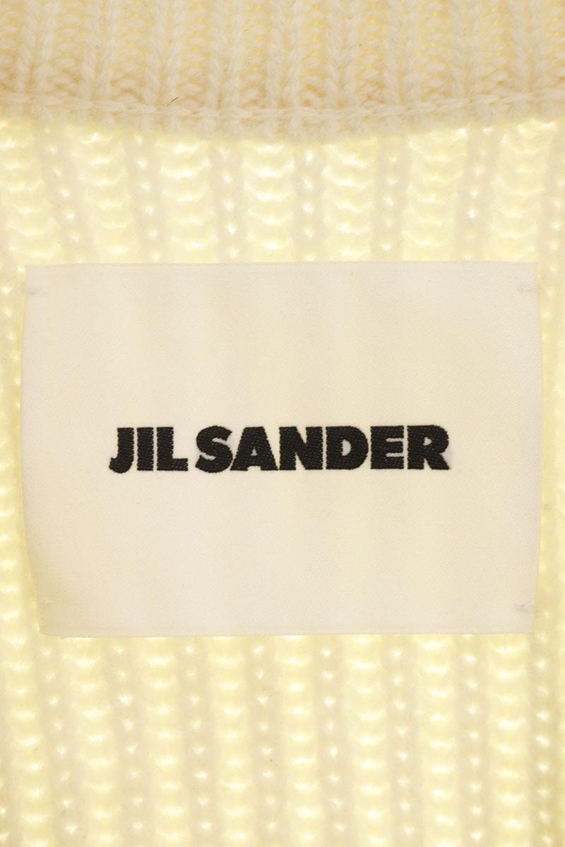 Jil Sander J14511 Wool Knit Sweater White Size S