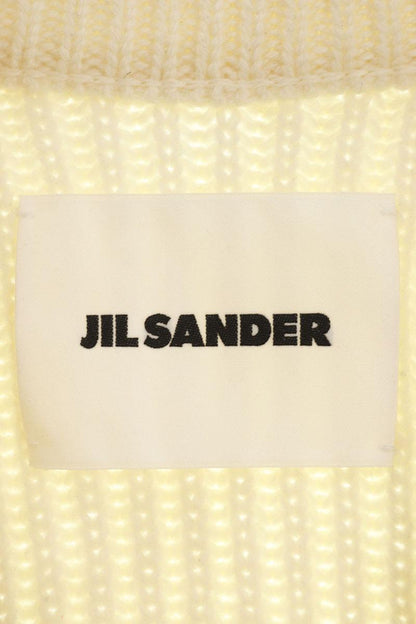 Jil Sander J14511 Wool Knit Sweater White Size S