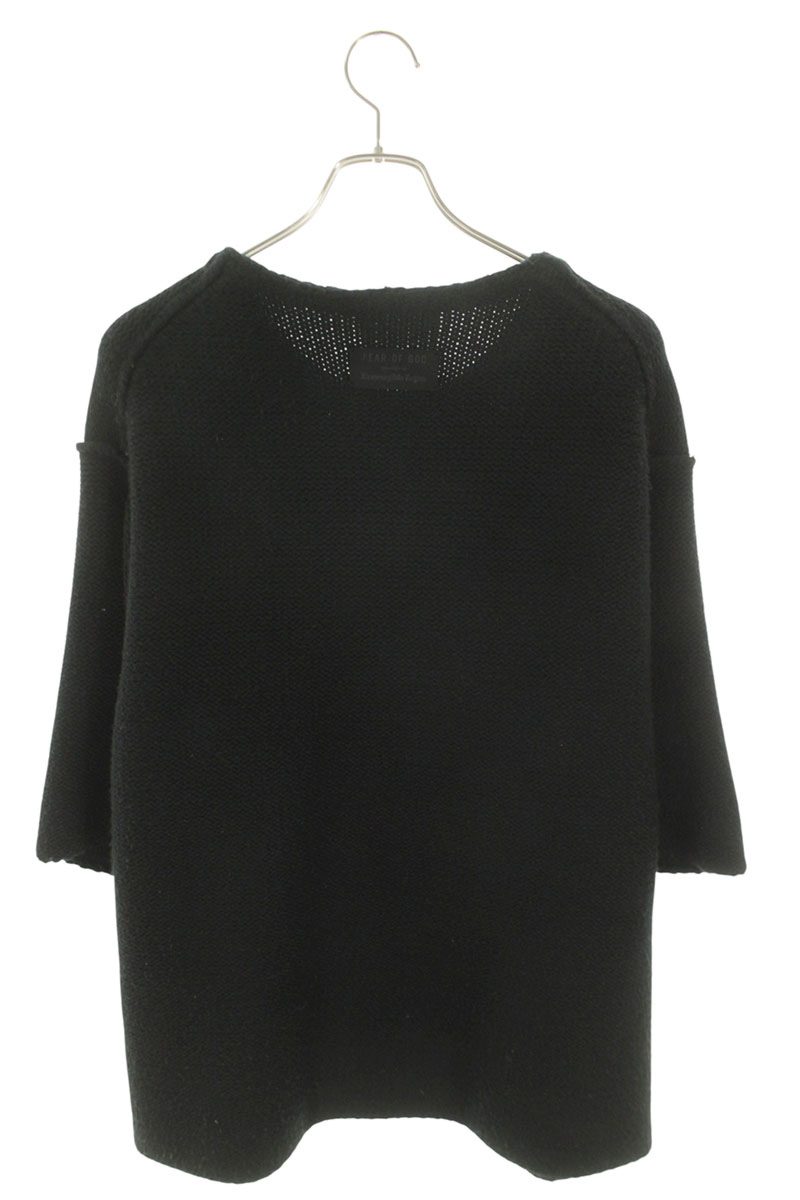 Fear of God Half Sleeve Knit Sweater Black Size L