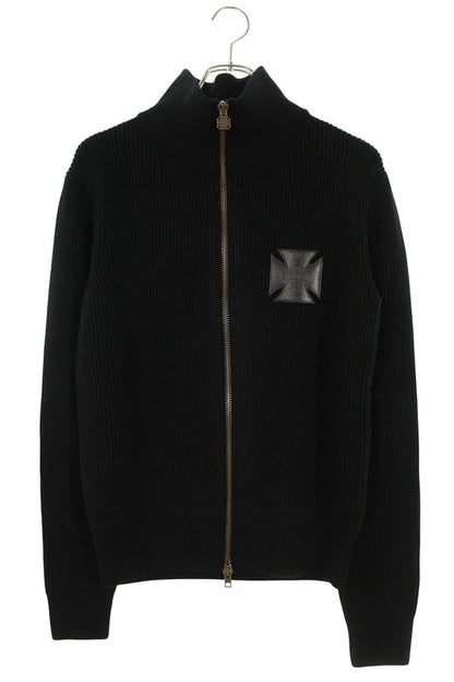VETEMENTS 26SS Cross Zip-Up Wool Knit Black Size S