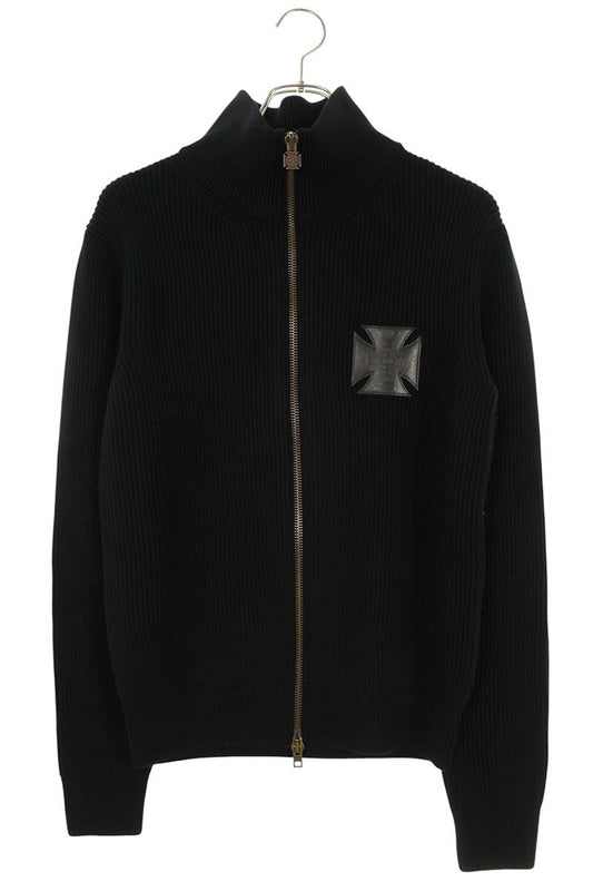 VETEMENTS 26SS Cross Zip-Up Wool Knit Black Size S