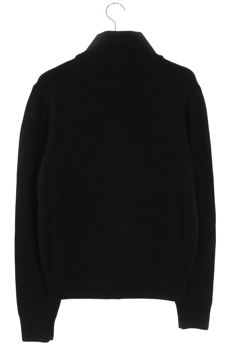 VETEMENTS 26SS Cross Zip-Up Wool Knit Black Size S