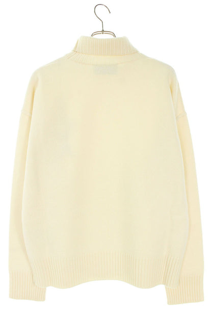 AMI 26SS Knit Sweater White x Red Size XXL