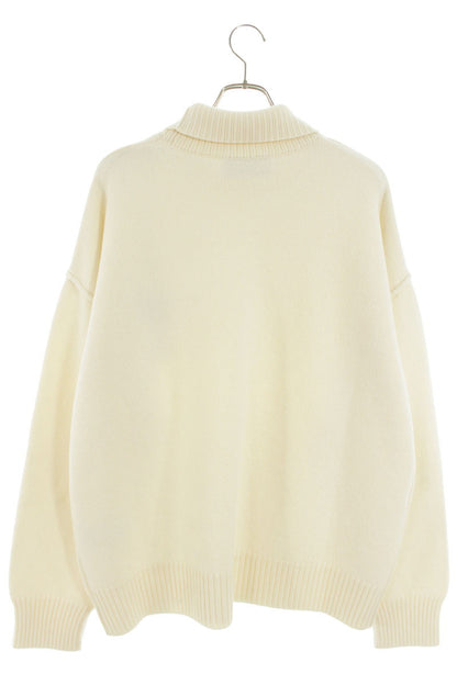 AMI 26SS Knit Sweater White x Red Size XL
