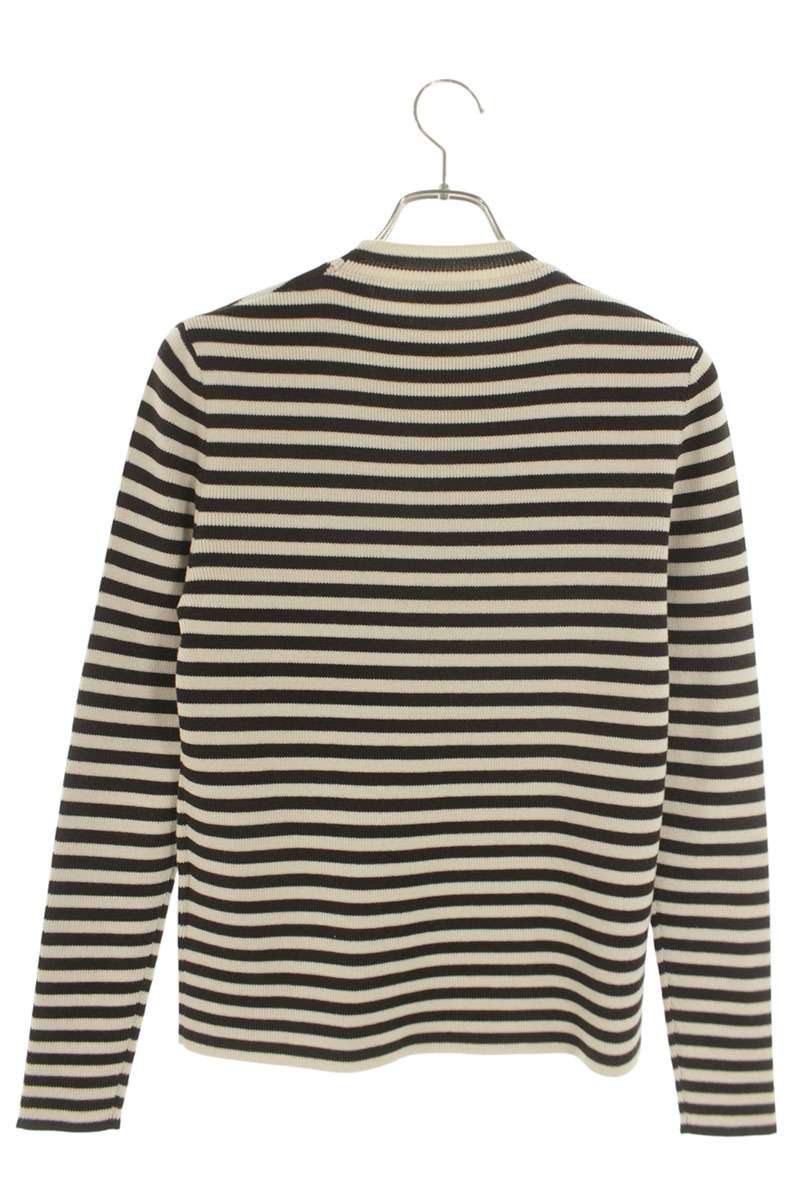 PRADA Logo Embroidered Super Fine Wool Crewneck Multi Size S