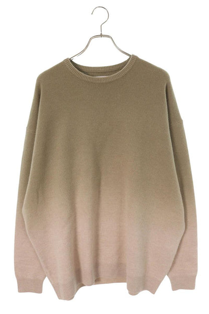 Graphpaper Wool Gradient Knit Beige Size L