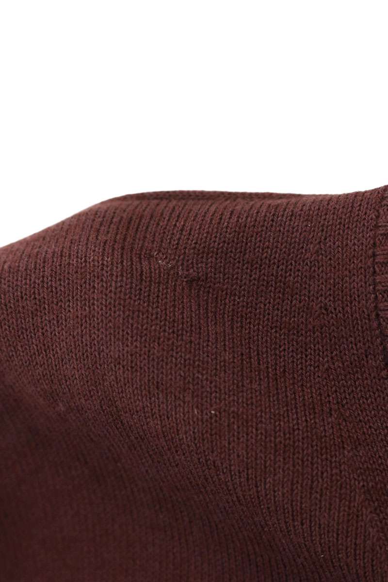 Maison Margiela Leather Elbow Patch Knit Sweater Size XL