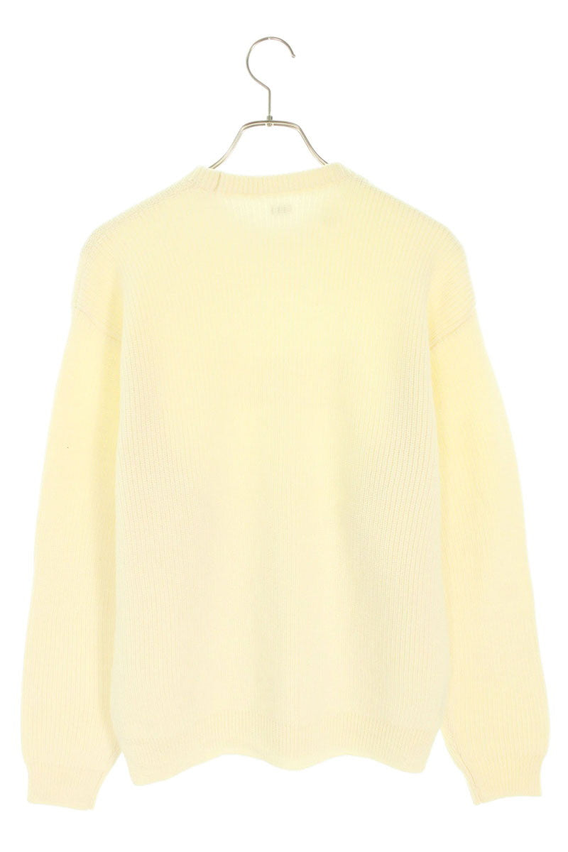 SEQUEL 24AW White Wool Low Gauge Knit Size M
