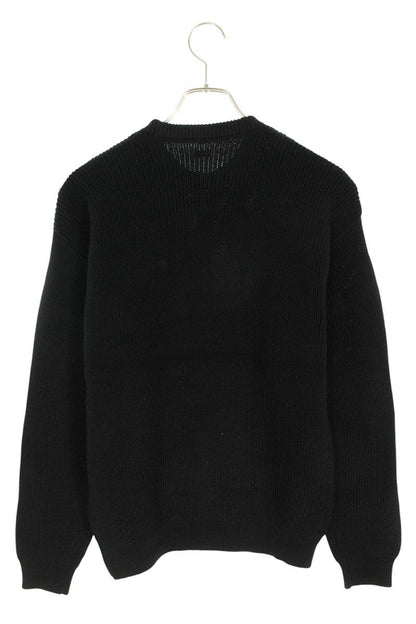 SEQUEL 24AW Black Wool Low Gauge Knit Size XL