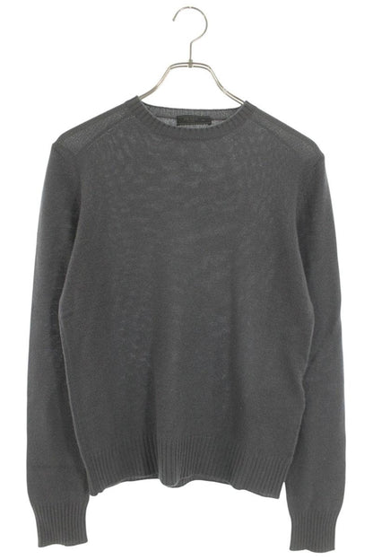 Prada Gray Cashmere Crewneck Knit Size S