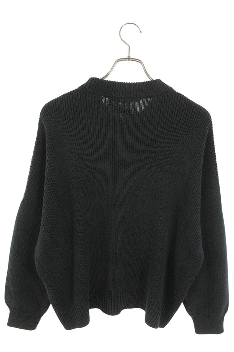 Louis Vuitton 18SS LV Logo Knit Sweater Gray Size XS