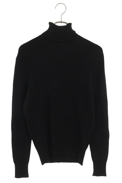 TOMFORD Black Cashmere Rib Turtle Neck Knit Size S