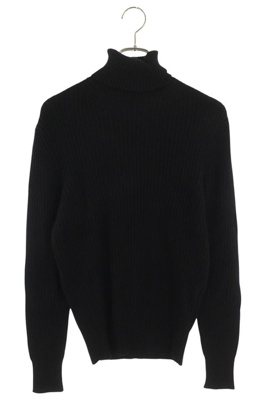 TOMFORD Black Cashmere Rib Turtle Neck Knit Size S