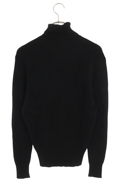 TOMFORD Black Cashmere Rib Turtle Neck Knit Size S