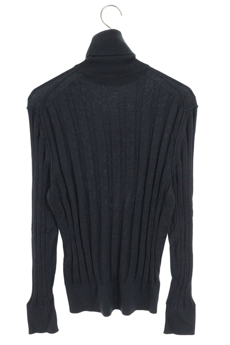 TOMFORD Navy Cashmere Blend Turtle Neck Knit Size S