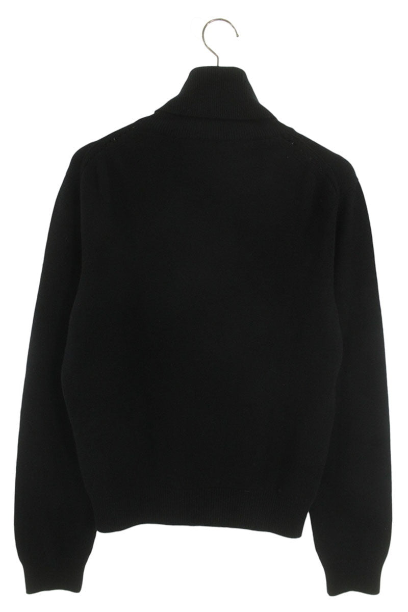 CELINE Black Cashmere Turtleneck Knit Size S