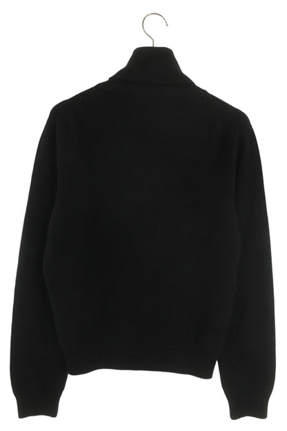 CELINE Black Cashmere Turtleneck Knit Size S
