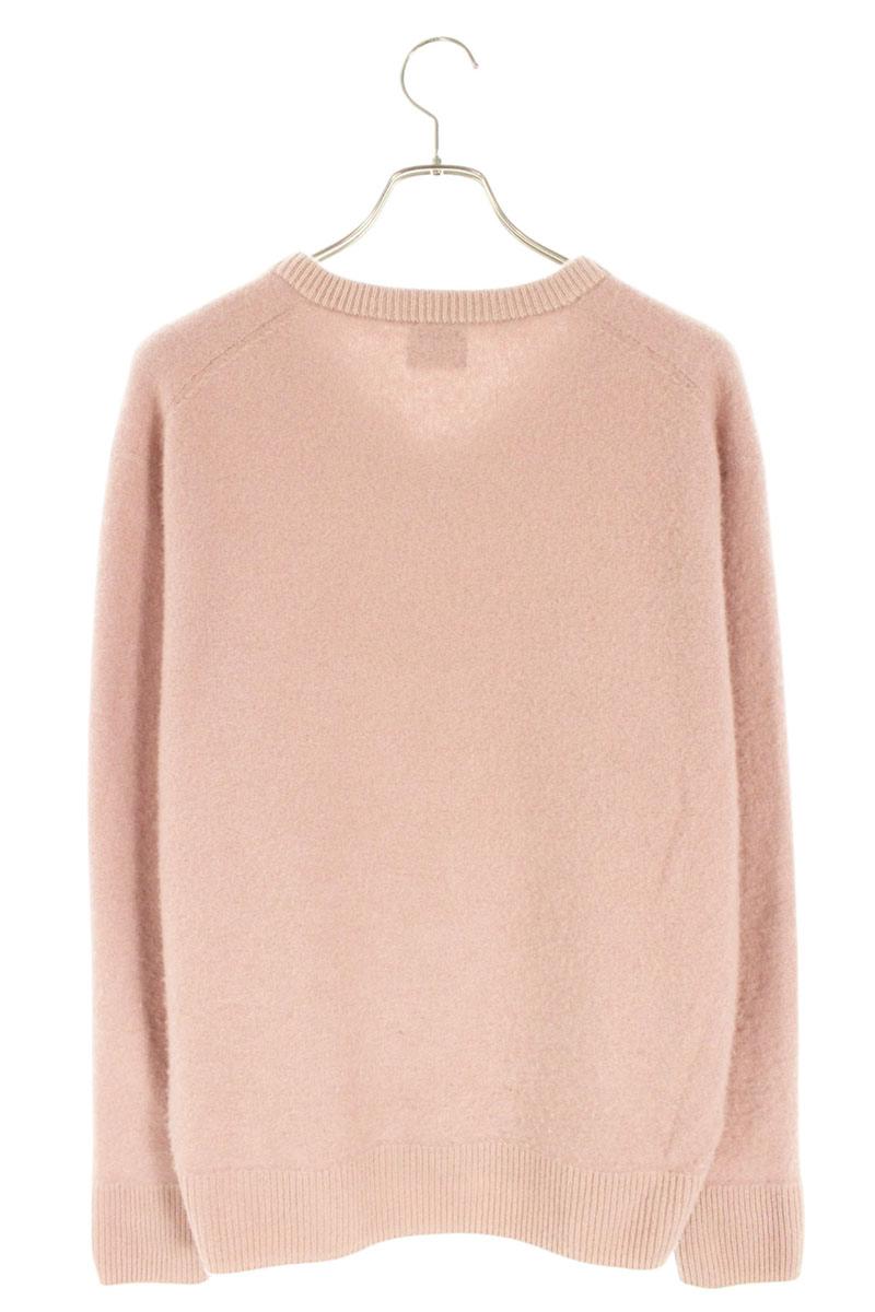 MAATEE & SONS Cashmere V-Neck Knit Sweater Pink Size 3