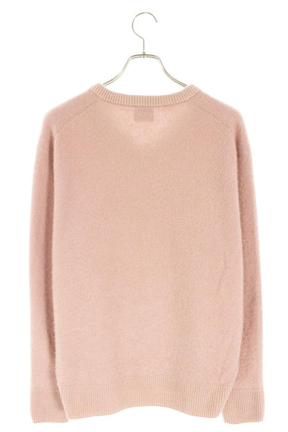 MAATEE & SONS Cashmere V-Neck Knit Sweater Pink Size 3