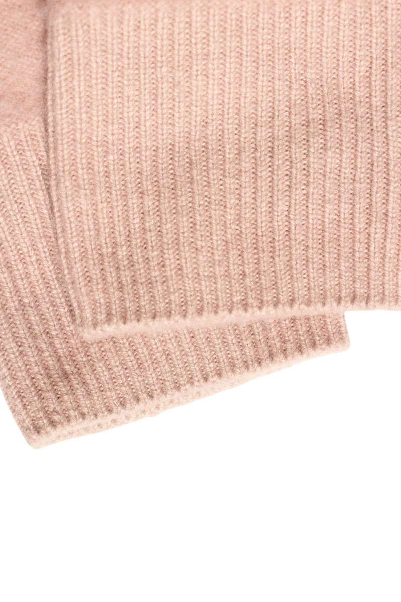 MAATEE & SONS Cashmere V-Neck Knit Sweater Pink Size 3