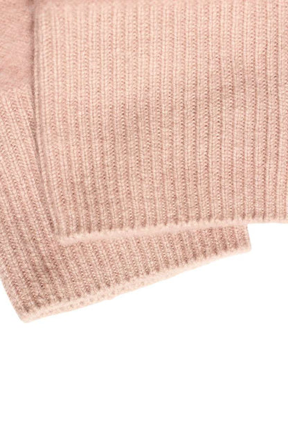 MAATEE & SONS Cashmere V-Neck Knit Sweater Pink Size 3