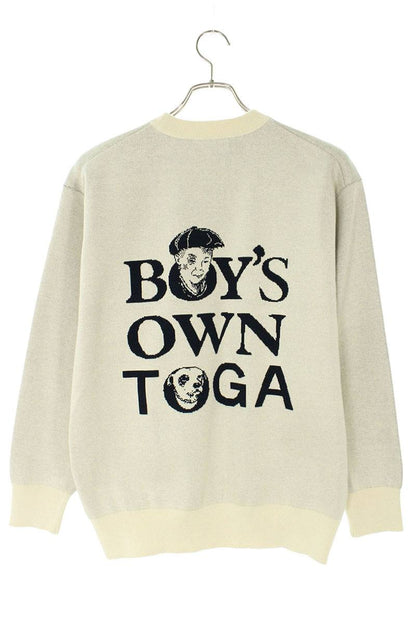 TOGA White Cotton Crew Neck Knit Size S