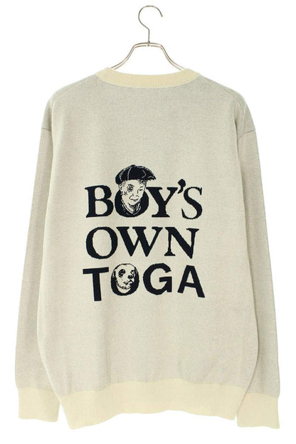 TOGA White Cotton Crew Neck Knit Size XL