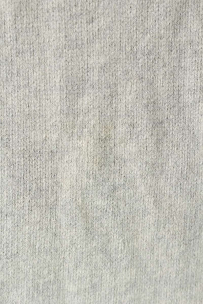 STONEISLAND Gray Wool Nylon Sleeve Patch Knit Size M